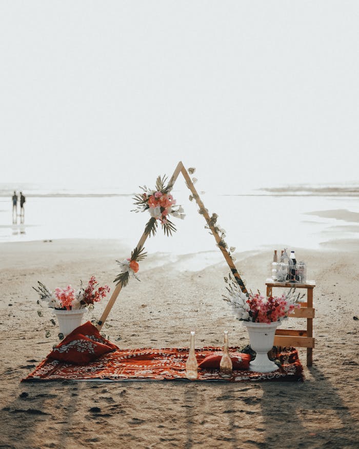Luxury Picnic on the Beach Arrangement